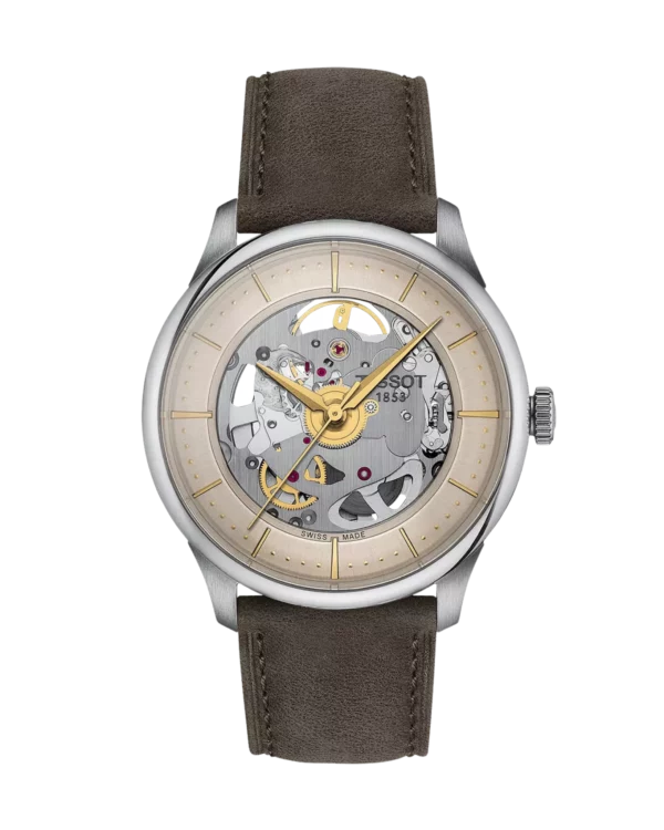 Tissot Chemin des Tourelles Skeleton Dorée