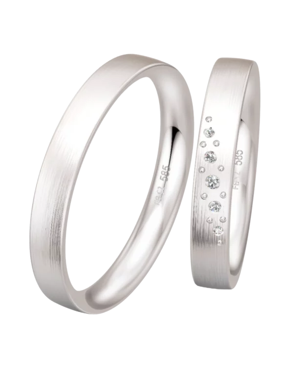 Alliance Breuning Sparkling or blanc 585 diamant 3.5 mm